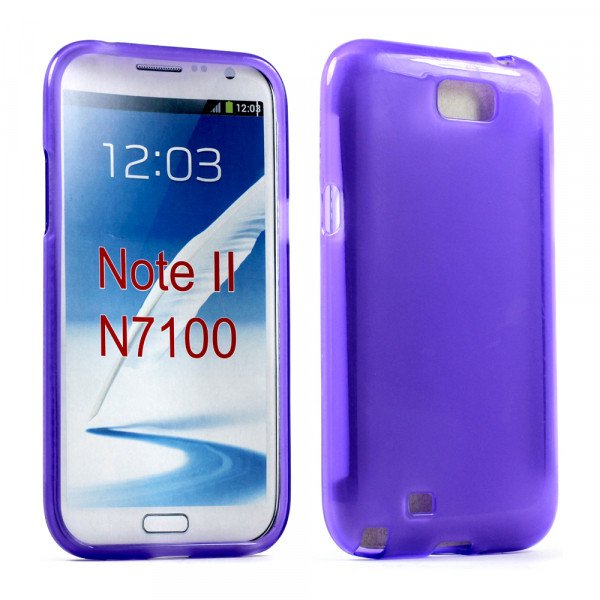 Wholesale Note 2 TPU Gel Case (Purple)